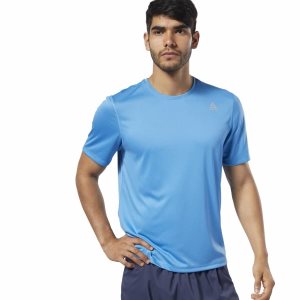 Reebok Run Essentials T Shirt Herren - Blau - DE 537-WIU